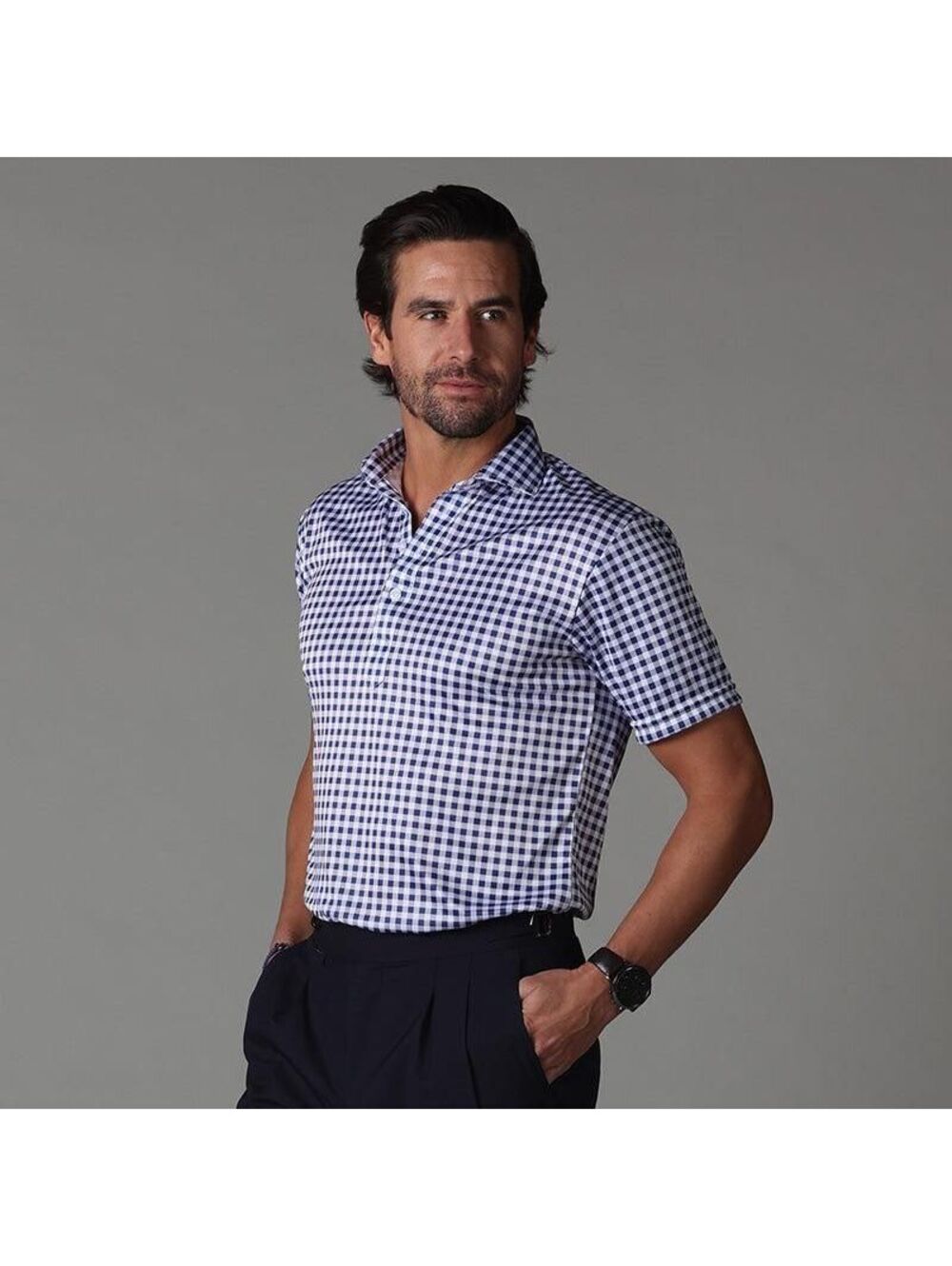 Collars & Co. NWT Semi-Spread Collar Polo Original Fit - Size Medium